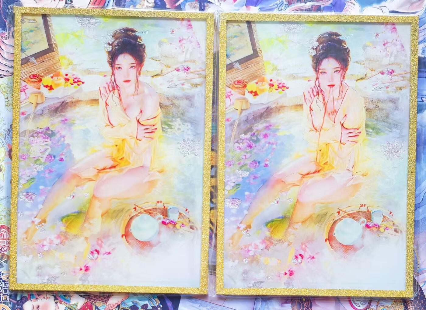 NO.29 好又多金牌大场，每周一站式配齐，方便凑单！（卖家送拍0抽成！周6晚9点截拍！） 焱卡 人间传 刷子 杜夫人 双服饰 色纸一对  10*14.2CM