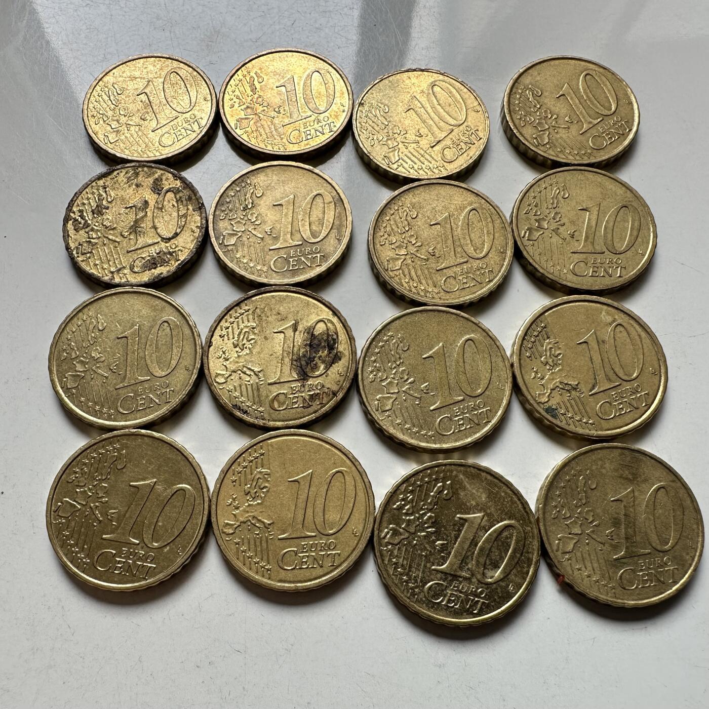 🌹外币初藏🌹🐯2026年第39场   每周二四六晚8️⃣点 苏联泰国纪念币世界钱币 10欧分一组 16枚