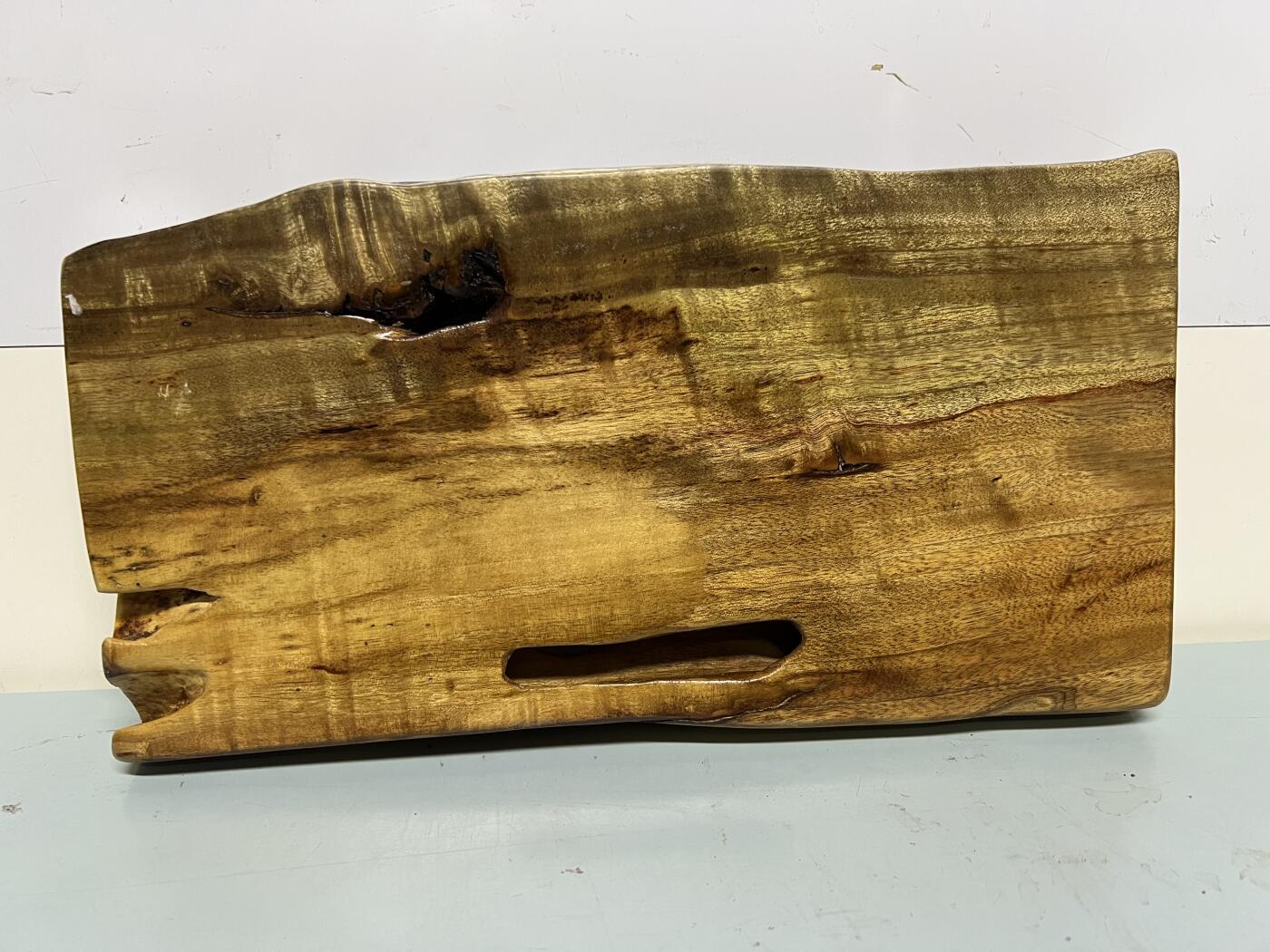 零元拍：NO.3-1金丝楠干泡台茶盘 金光闪闪。尺寸约：32.5/17/4CM