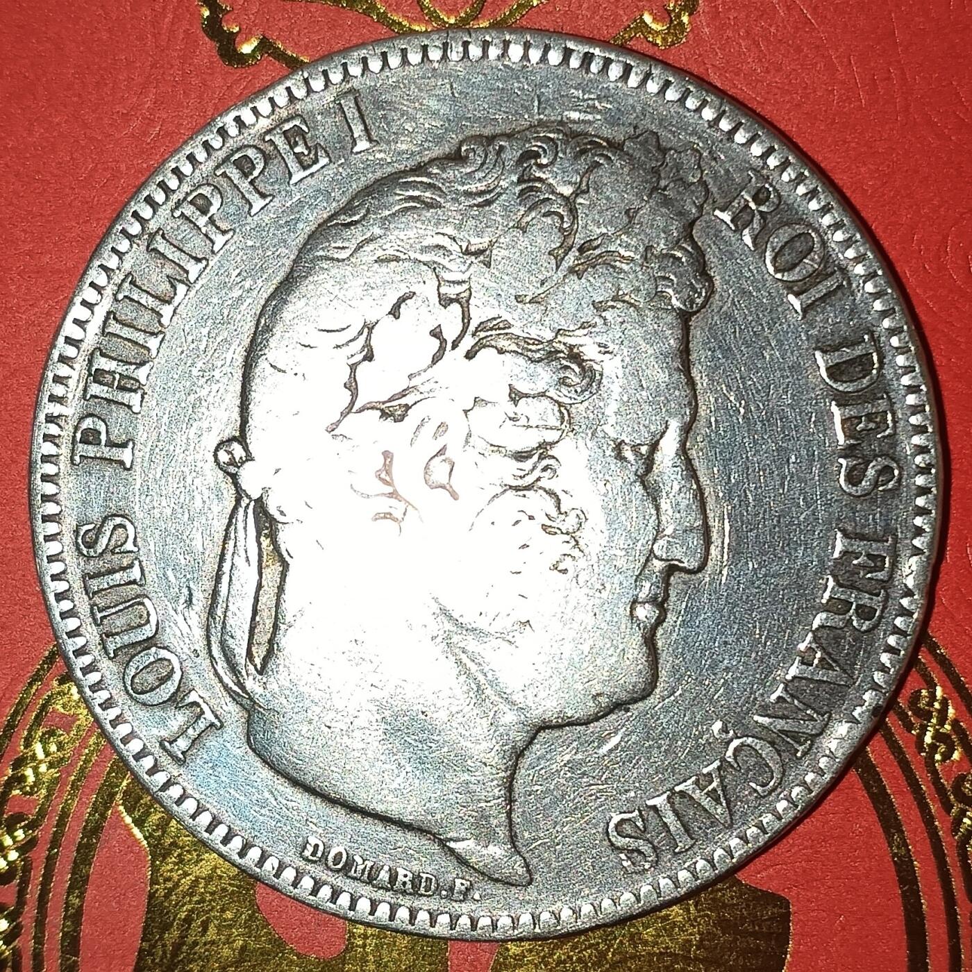 法兰西王国路易菲利普一世5法郎银币