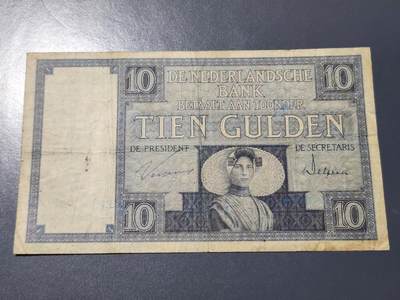 4月8号晚上8点 中外纸币自动截拍第52场 - 荷兰1930年10原票稀少
