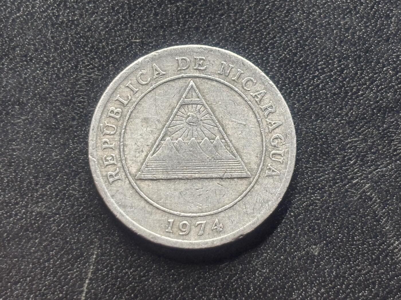邮泉阁外国硬币限时拍卖第四十五场 （邮票在国外，请付邮费6元） 尼加拉瓜1974年5分