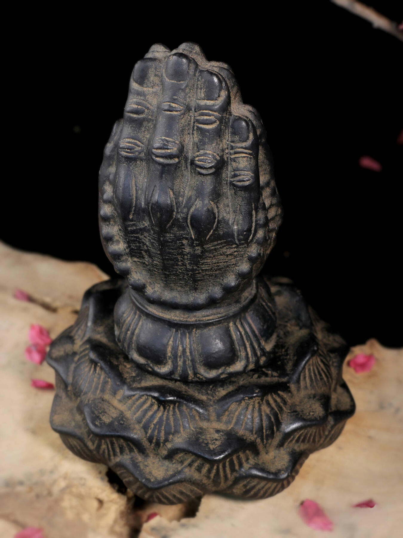 江南杂件 求佛手（火山泥材质）