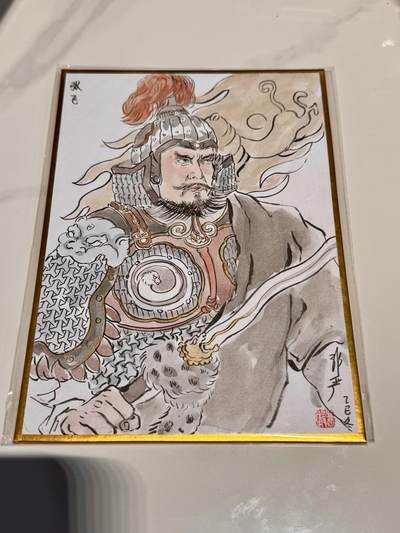 大麦马年第二场 - 非严老师手绘原稿 张飞