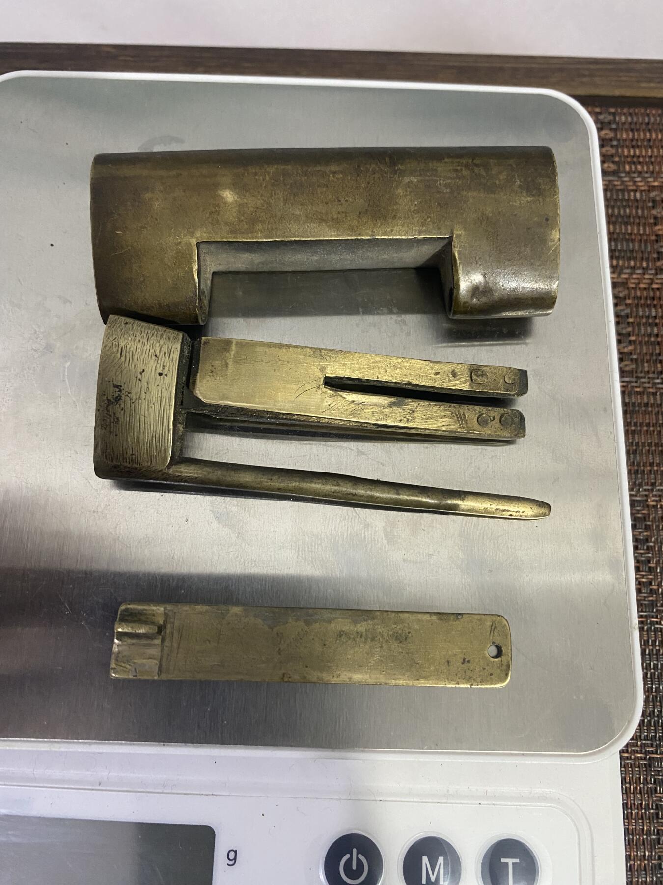 江南杂件 铜锁（带钥匙）