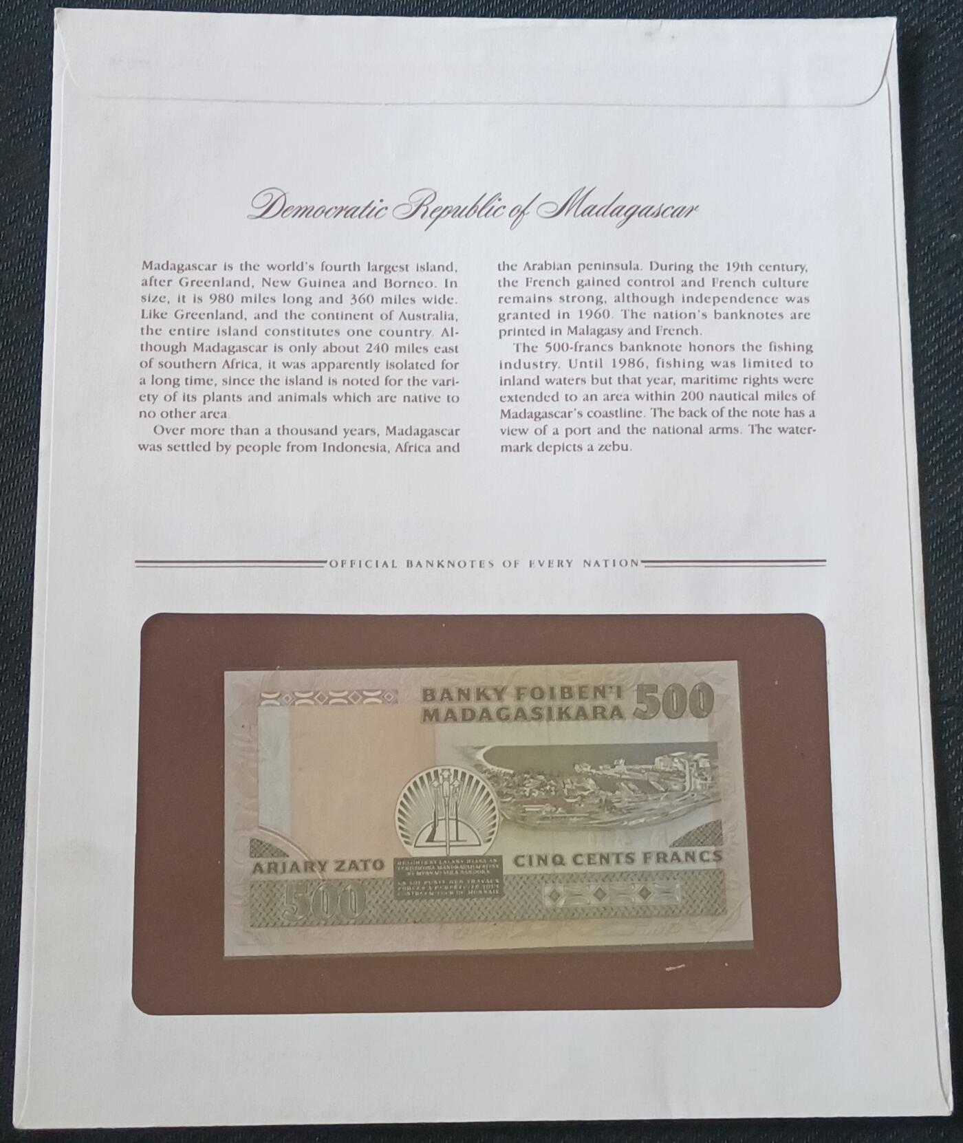 【游宝包邮场】丙午马年第21期 首季收官场 富兰克林邮币封地图版 马达加斯加🇲🇬