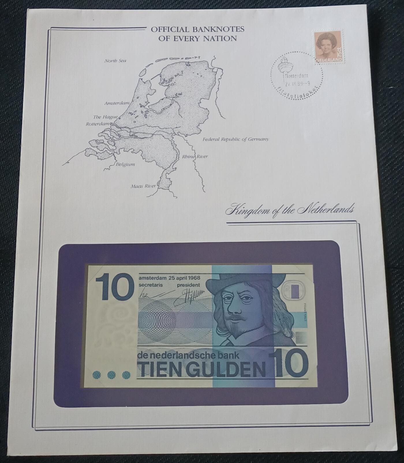 【游宝包邮场】丙午马年第21期 首季收官场 富兰克林邮币封地图版 荷兰🇳🇱