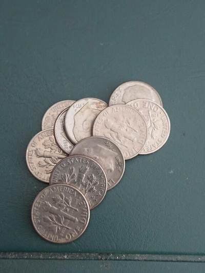 松南世界钱币——260408A - 美国10美分硬币5