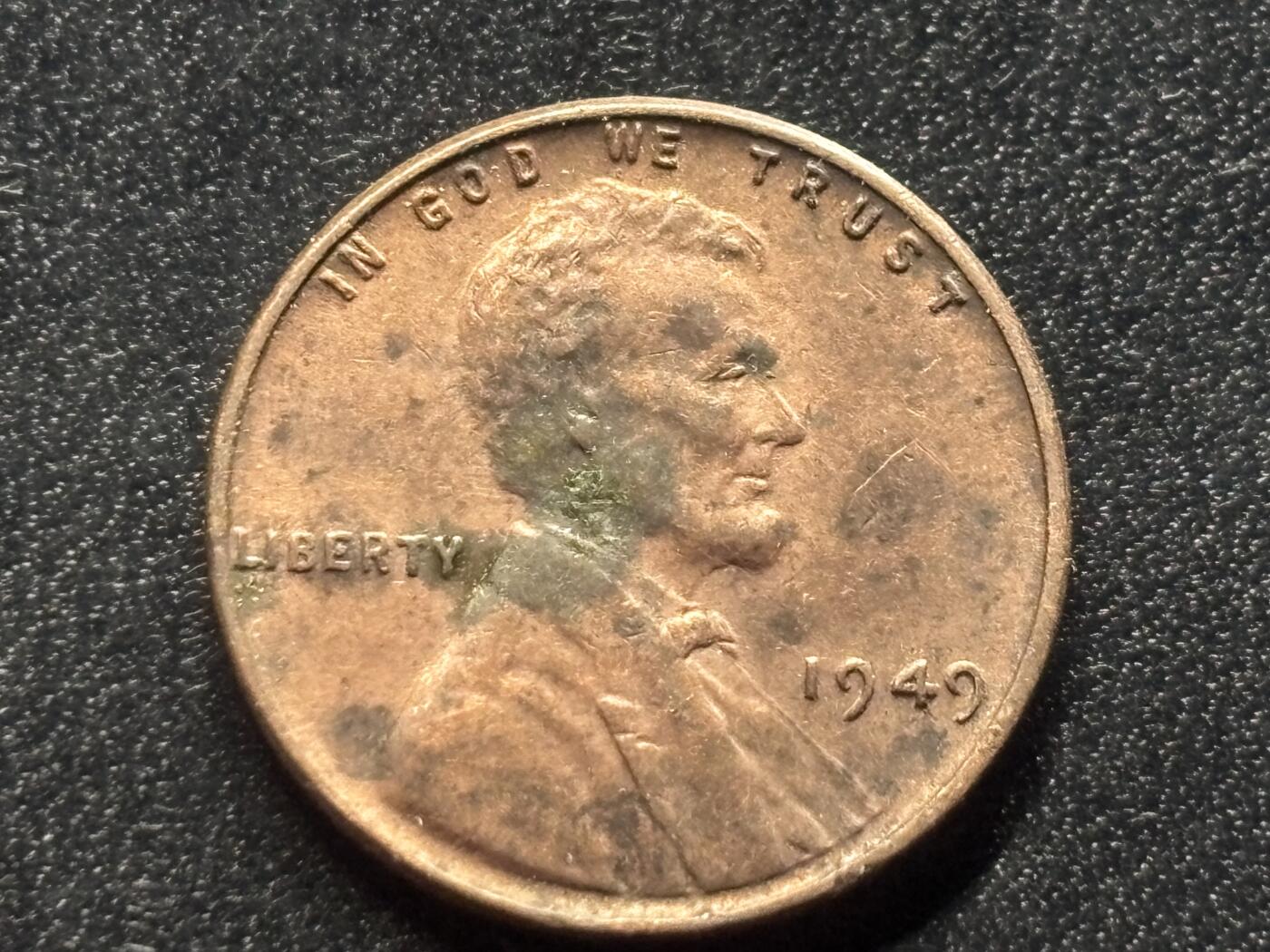 邮泉阁外国硬币限时拍卖第四十五场 （邮票在国外，请付邮费6元） 美国1949年1分