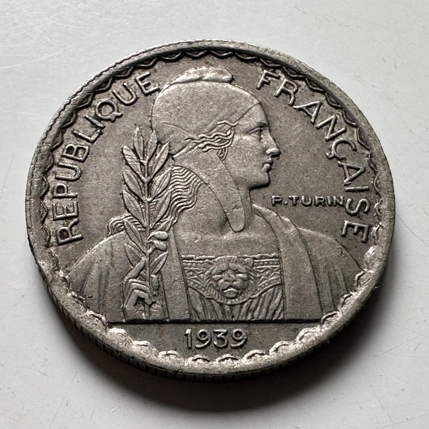 🌹外币初藏🌹🐯2026年第40场   每周二四六晚8️⃣点 世界钱币 法属印度支那 1939年10分