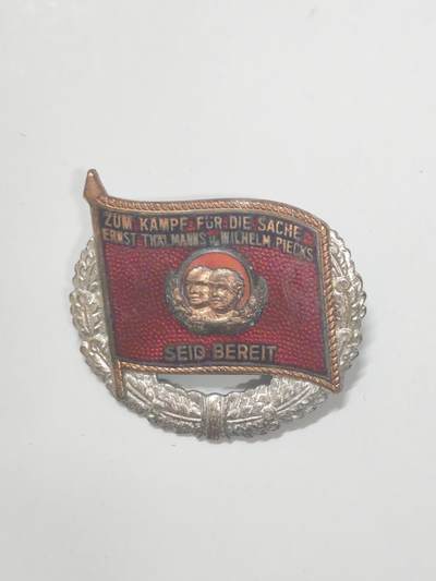 韵星假日军品类拍卖第52期  -- Rimey Holidays Militaria Auction 52 - 民主德国银级威廉匹克与台尔曼共同战斗奖章