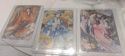 秋原瞳的小店第四十一期——盛夏的时光，即将如约而至 - 卡游三国7弹艺术家漆彩一套齐3张——诸葛亮，甄姬，周瑜