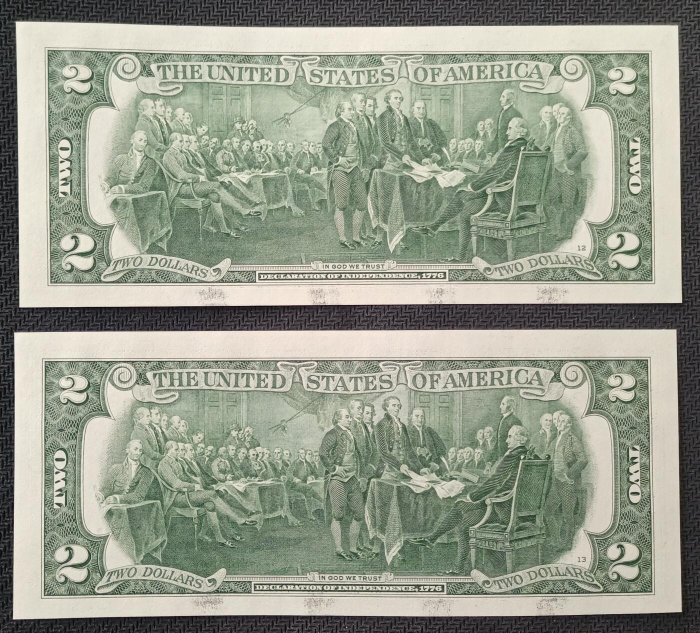 【游宝包邮场】丙午马年第21期 首季收官场 美国2美元 五连号 无47钻石号 56205211~215 全新UNC