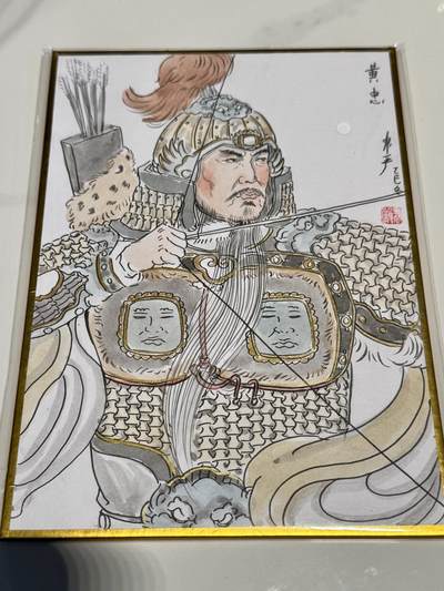 大麦马年第二场 - 非严老师手绘原稿 黄忠