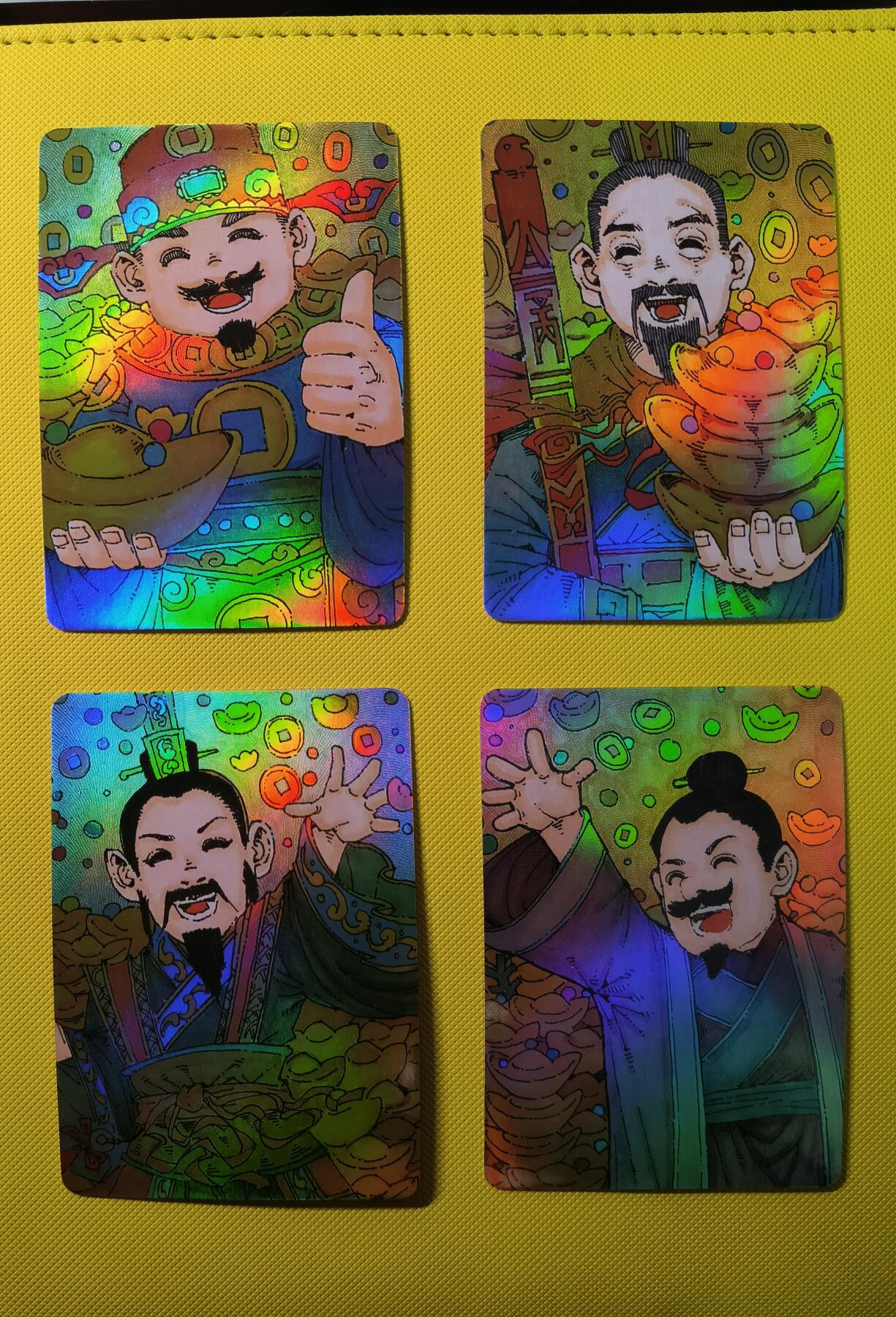 蜂潮卡牌  拍卖001期  小花瓣专场（4月10日  21点  截拍） 小花瓣艺术文创  天官赐福  彩闪一套