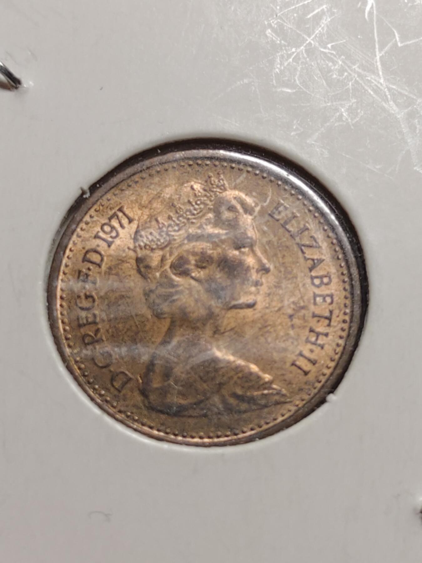 2026年第四十二场(总第二百一十一场）外国好品散币场(佣金3%) 纸夹币–英国🇬🇧1971年1/2便士，1978年1便士，1965年1/2便士共三枚