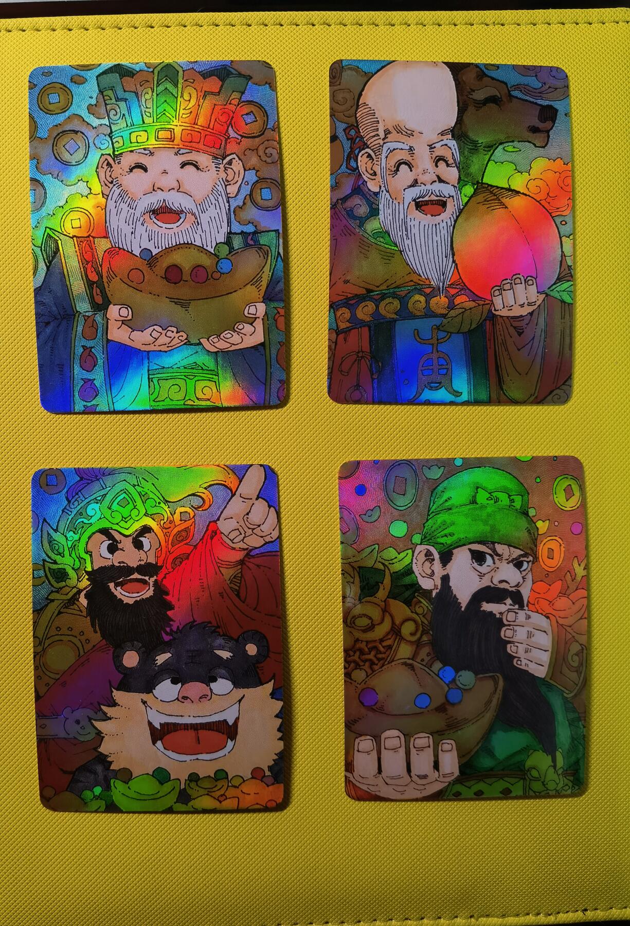 蜂潮卡牌  拍卖001期  小花瓣专场（4月10日  21点  截拍） 小花瓣艺术文创  天官赐福  彩闪一套