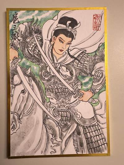 大麦马年第二场 - 卢艺丰老师 手绘 扈三娘