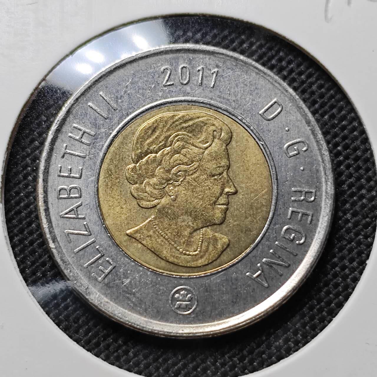 KK钱币收藏小铺  第409期 2月预留时间 周末发货  加拿大2元