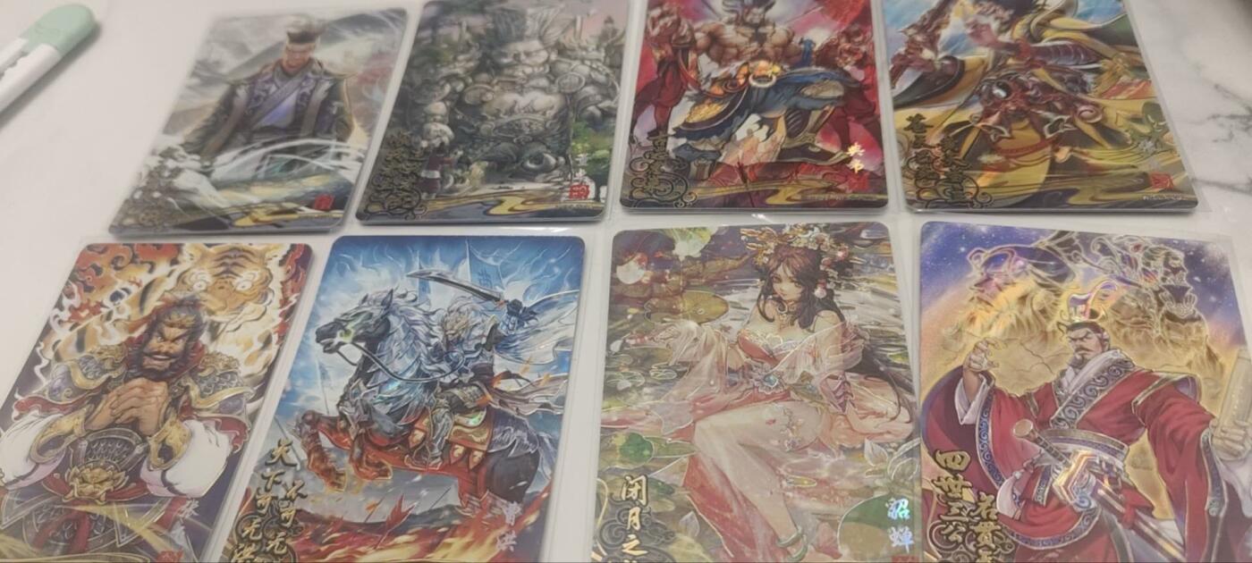 秋原瞳的小店第四十一期——盛夏的时光，即将如约而至 卡游三国一弹流芳传韵8张齐