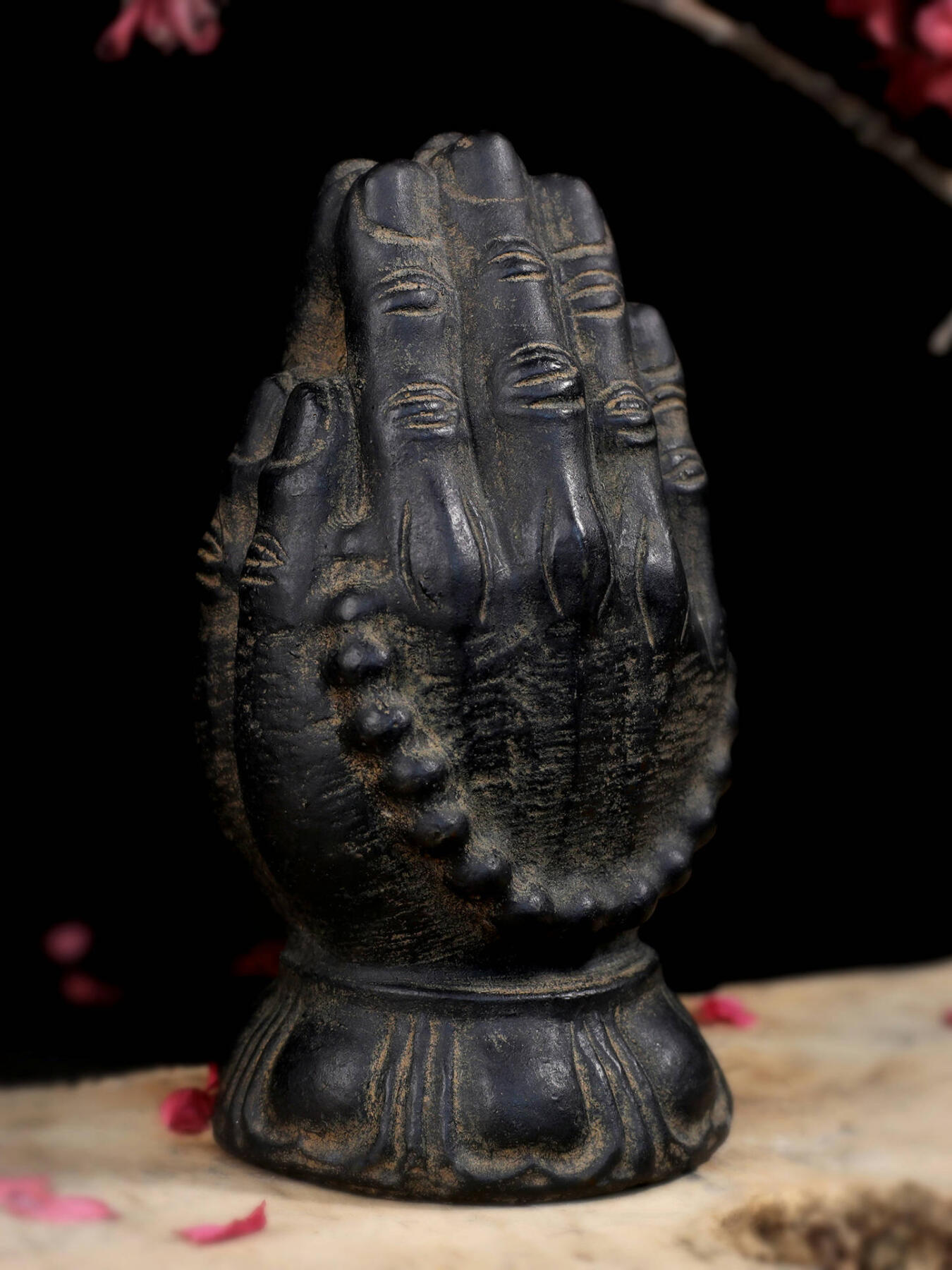 江南杂件 求佛手（火山泥材质）