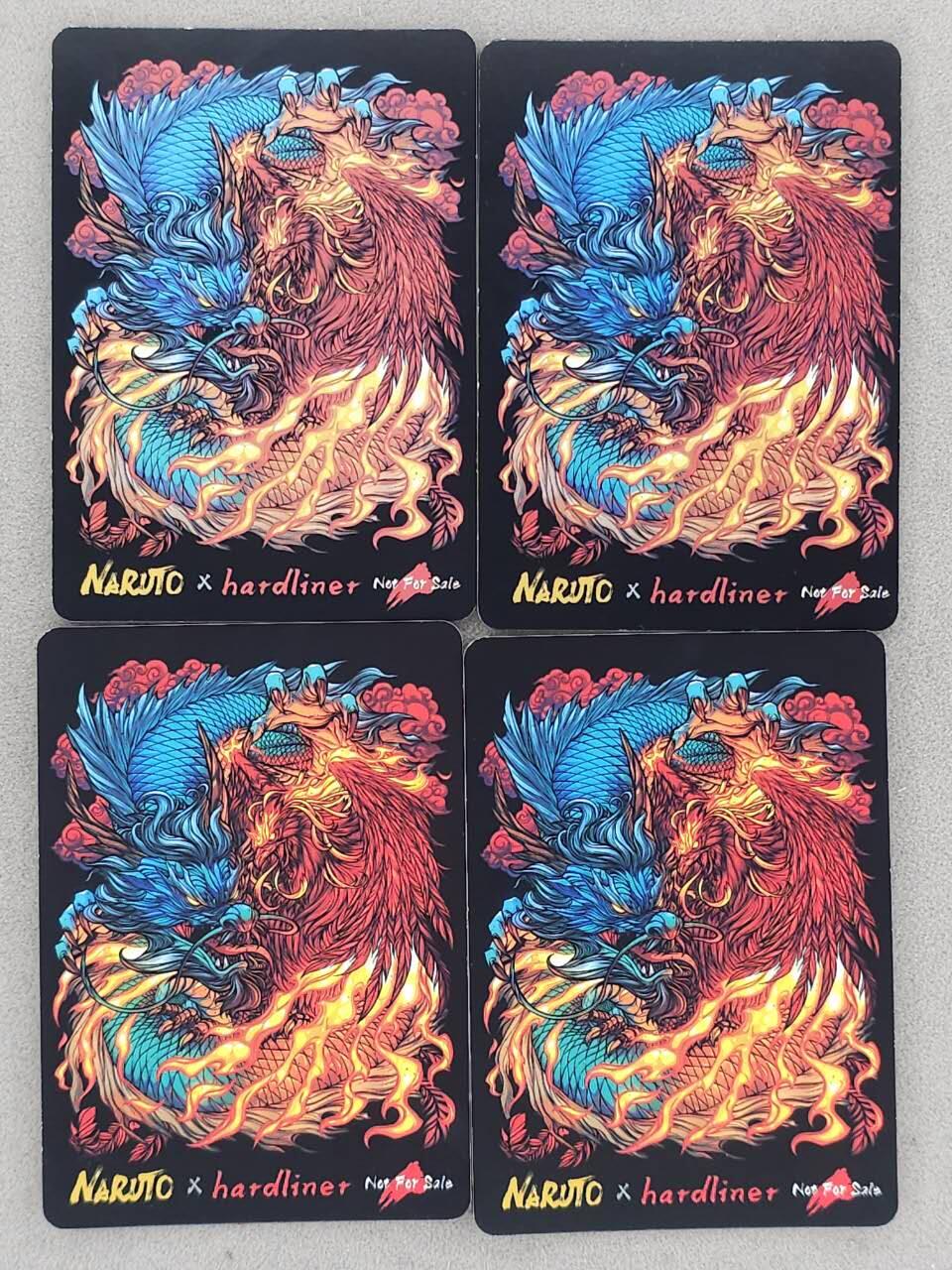 龙虎卡牌-八二场（满200元包邮，无佣金，每周六结拍，欢迎送拍） 钻闪4张 奇点 火影忍者