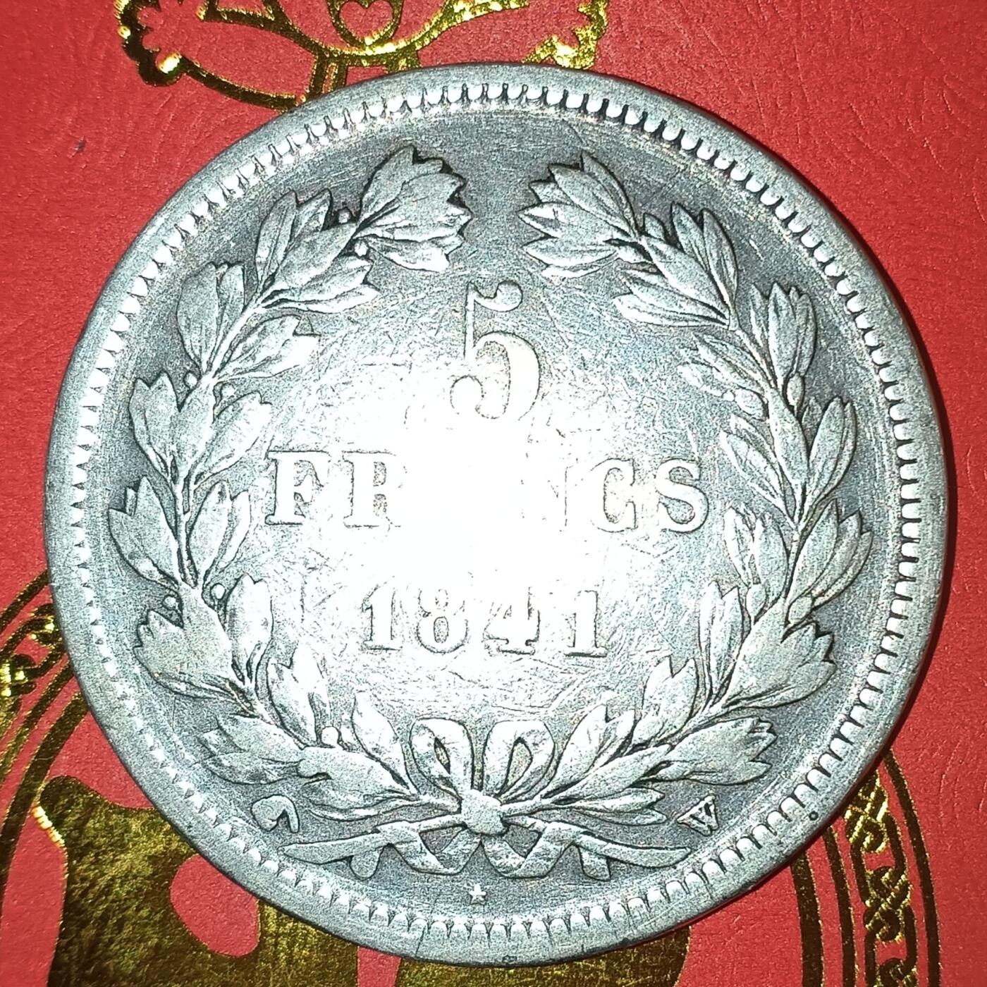 法兰西王国路易菲利普一世5法郎银币