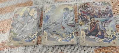 秋原瞳的小店第四十一期——盛夏的时光，即将如约而至 - 卡游三国流芳传韵经典热门3人组——赵云，诸葛亮，刘备