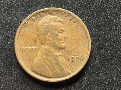 邮泉阁外国硬币限时拍卖第四十五场 （邮票在国外，请付邮费6元） - 美国1926年1分