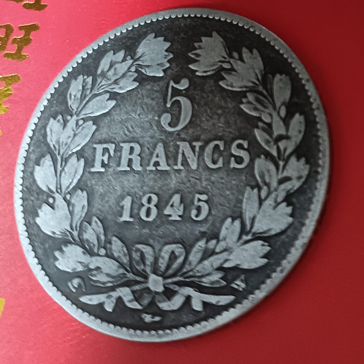 法兰西王国路易菲利普一世5法郎银币