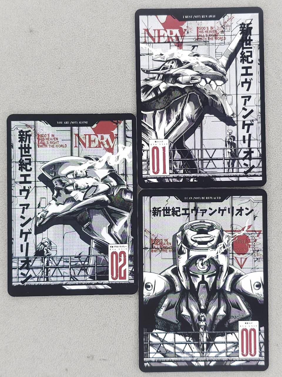 龙虎卡牌-八二场（满200元包邮，无佣金，每周六结拍，欢迎送拍） 彩闪3张 奇点 EVA天鹰战士