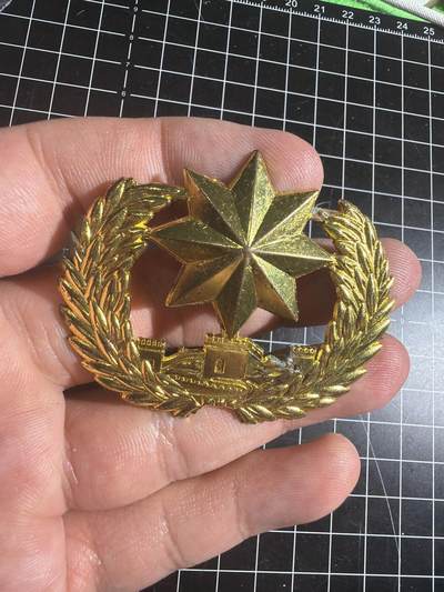 古冰库章牌勋赏收藏0起拍卖 - 铜质帽徽一个