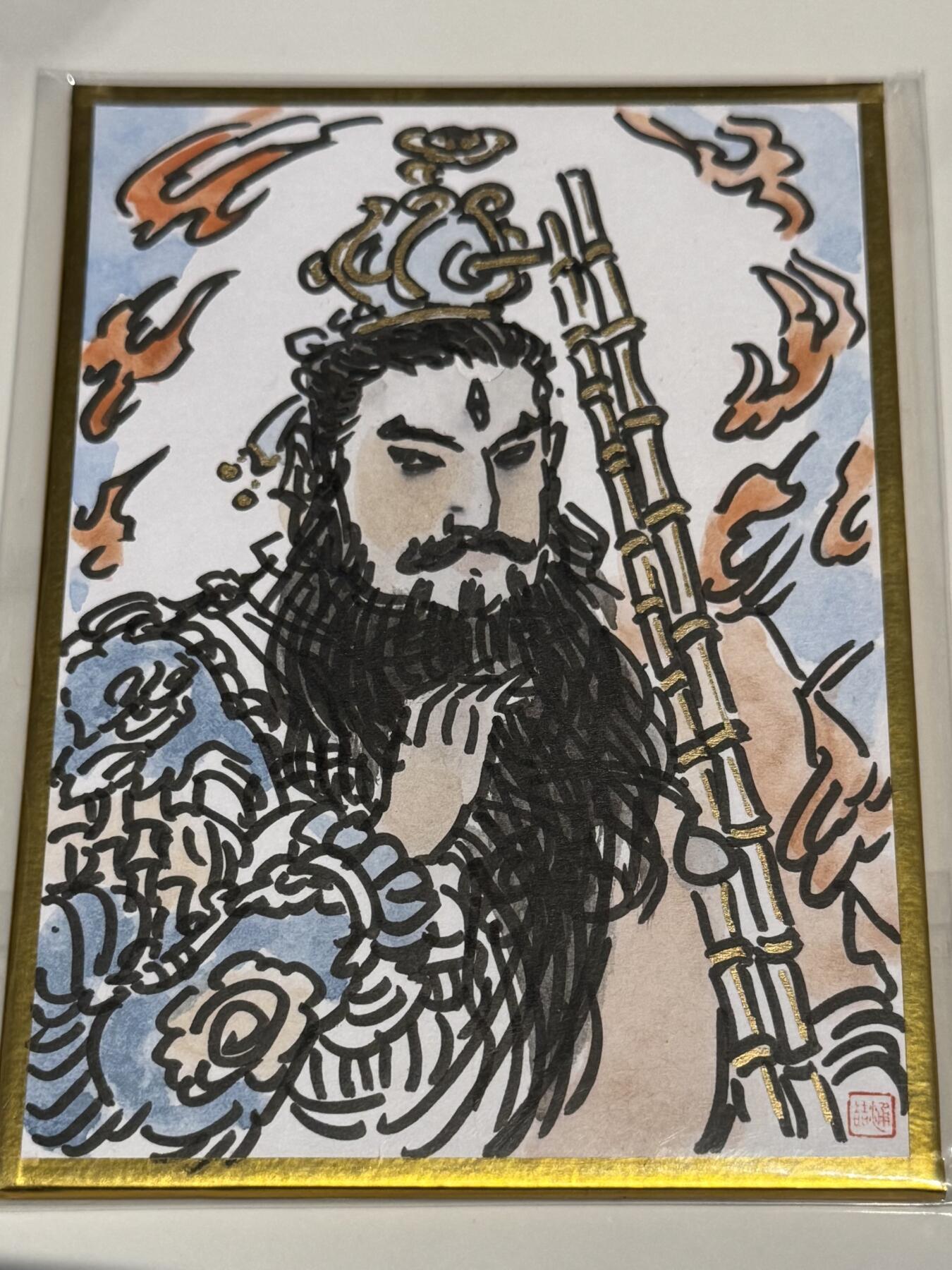 大麦马年第二场 王涌喆老师彩绘 闻仲