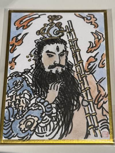 大麦马年第二场 - 王涌喆老师彩绘 闻仲