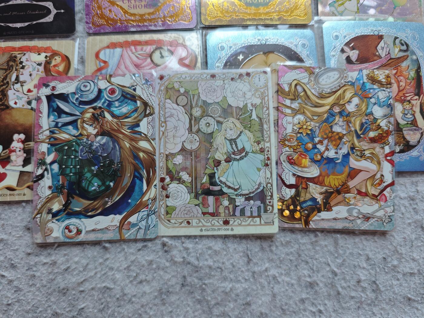 【随心含颖卡拍57期】卡游/集卡社/卡卡沃 抽卡机专场拍卖【无佣金】 万漫社 爱丽丝中高卡位 其中两张印签 有箱配