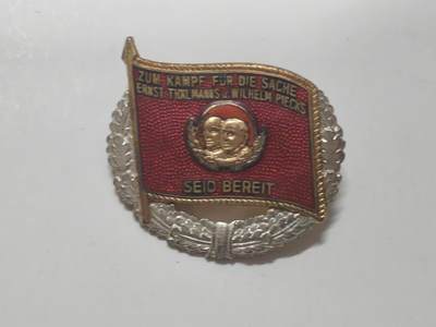 韵星假日军品类拍卖第52期  -- Rimey Holidays Militaria Auction 52 - 民主德国银级威廉匹克与台尔曼共同战斗奖章