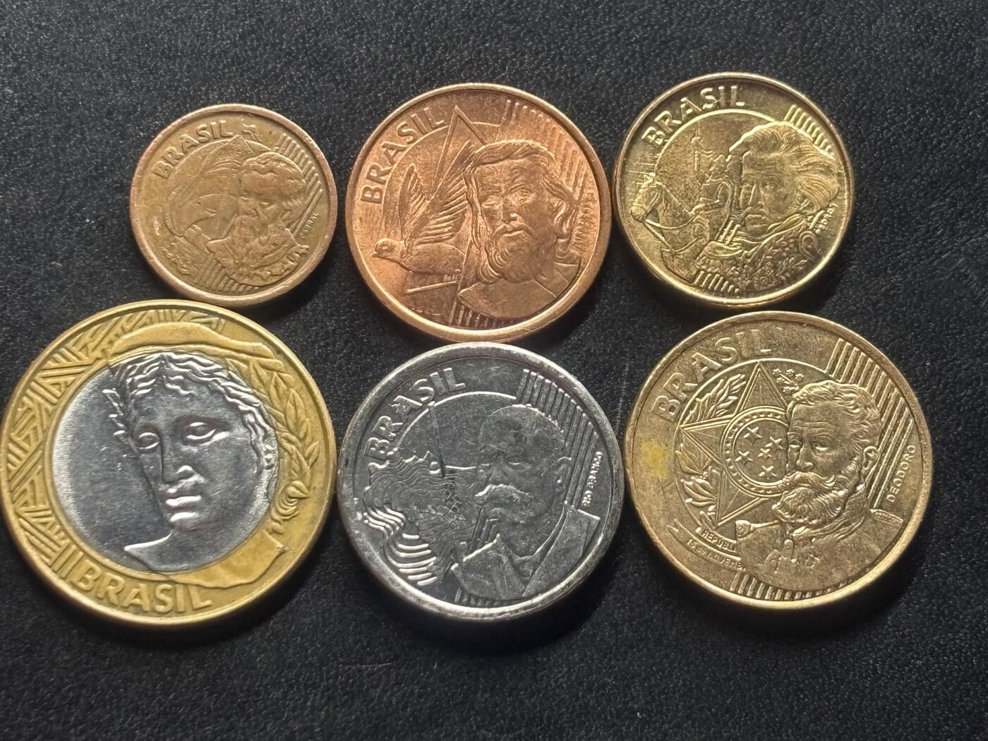邮泉阁外国硬币限时拍卖第四十五场 （邮票在国外，请付邮费6元） 巴西6枚
