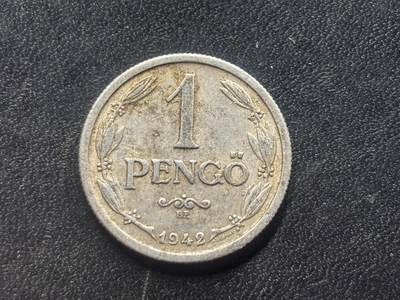 邮泉阁外国硬币限时拍卖第四十五场 （邮票在国外，请付邮费6元） - 匈牙利1942年1潘果