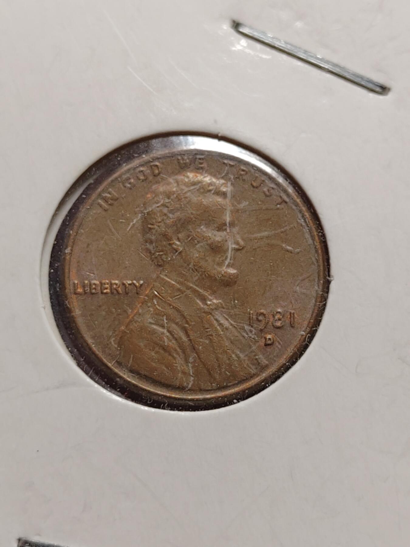 2026年第四十二场(总第二百一十一场）外国好品散币场(佣金3%) 纸夹币–美国🇺🇸1981年1分(无标版和D标丹佛造)，爱尔兰🇮🇪1971年1便士(共和国第二套第一版，青铜材质无磁版)共三枚