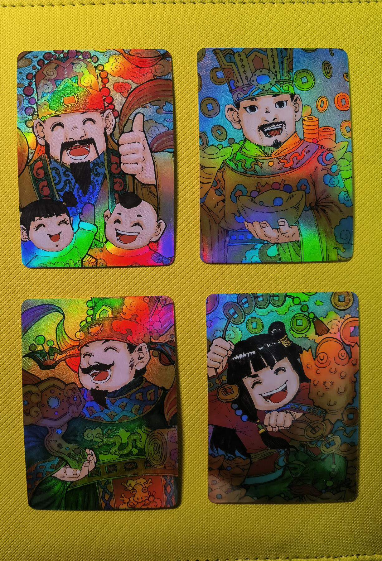 蜂潮卡牌  拍卖001期  小花瓣专场（4月10日  21点  截拍） 小花瓣艺术文创  天官赐福  彩闪一套