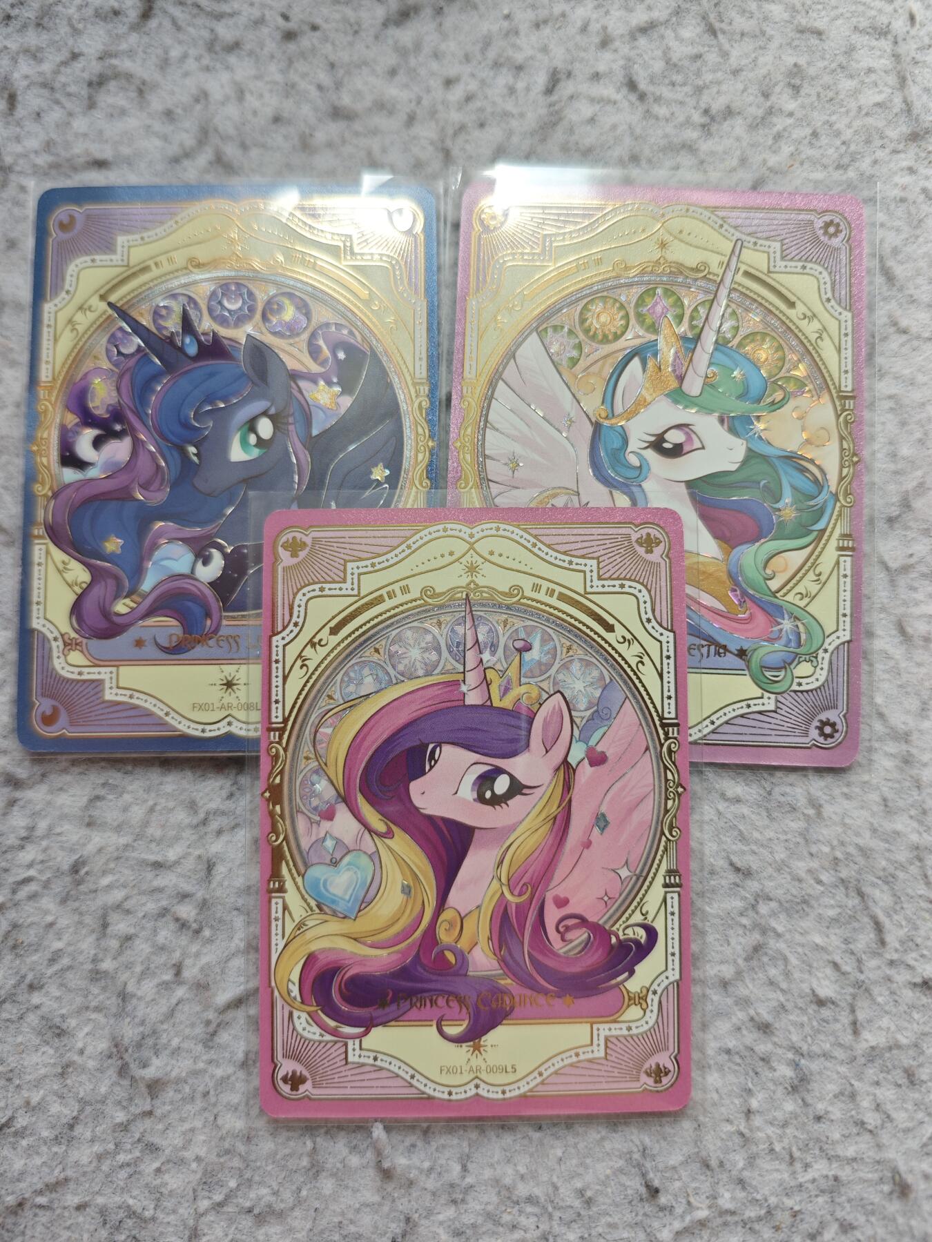 【随心含颖卡拍57期】卡游/集卡社/卡卡沃 抽卡机专场拍卖【无佣金】 卡游 小马宝莉 ar高卡位3张