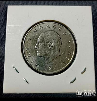 挪威1978年5克朗美品硬币 - 挪威1978年5克朗美品硬币