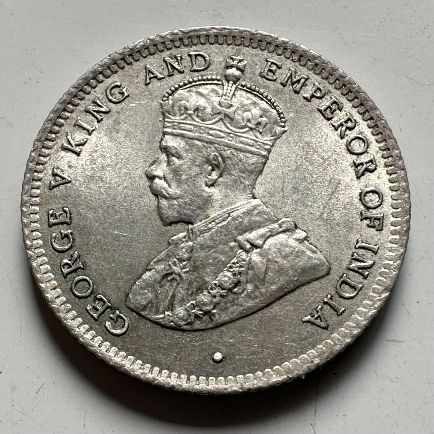 🌹外币初藏🌹🐯2026年第40场   每周二四六晚8️⃣点 世界钱币 锡兰 1913年 25分银币 2.9g-19.9mm-80%银 原光好品