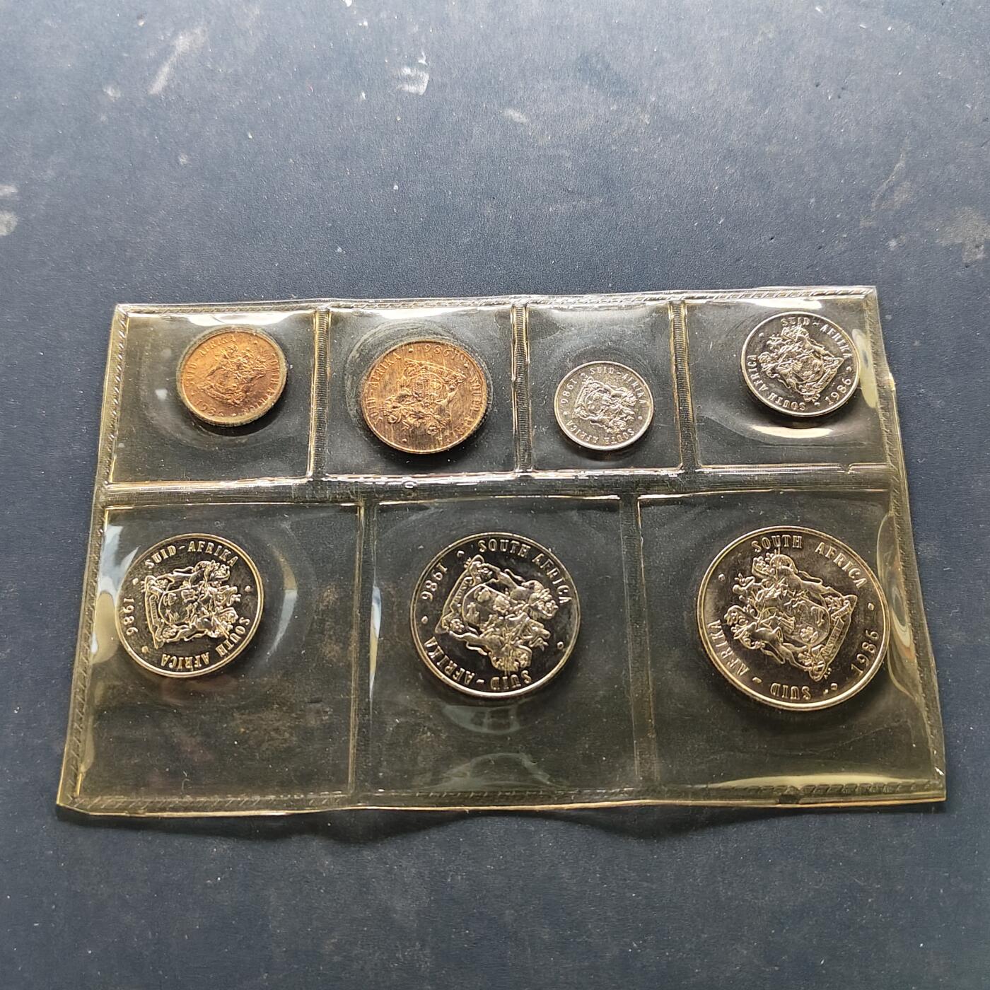 【全场包邮】纯粹捡漏拍521场 南非官方封装套币3套一组-含1990年封装+1986年封装+1965年封装