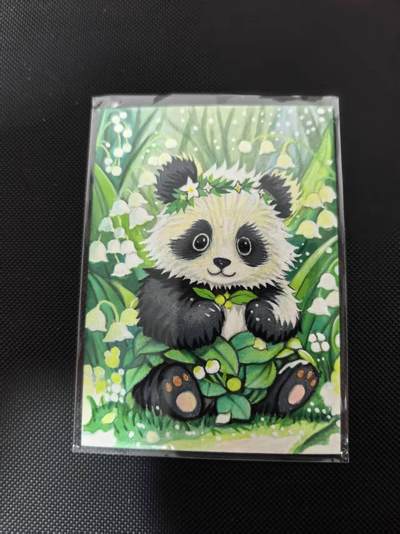 寸草不生 马年 第二期 - 【手绘】熊猫  手绘  辣味桃子绘