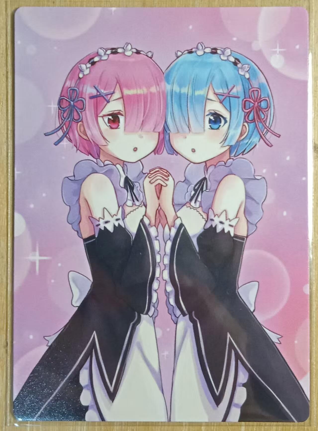 龙虎卡牌-八二场（满200元包邮，无佣金，每周六结拍，欢迎送拍） 折光彩闪 猫总卡牌 蕾姆拉姆 爆好身材