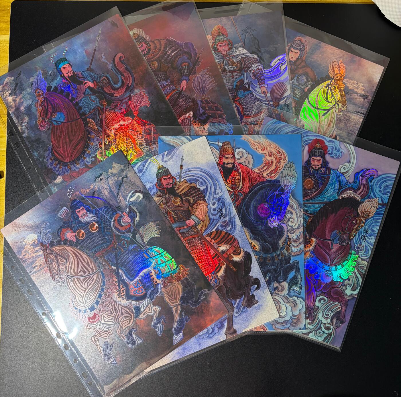 NO.30 好又多金牌大场，每周一站式配齐，方便凑单！（周6晚9点截拍，卖家送拍0抽成！） 齐卡文化 冯涛三国二十四名将 冯涛8将A4彩雕大卡8张