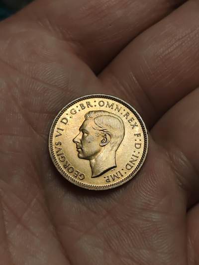 2026年第四十三场(总第二百一十二场）外国好品散币场(免佣金) - 原光好品–英国🇬🇧1937年1法新(乔治六世加冕年，第一版首发年)