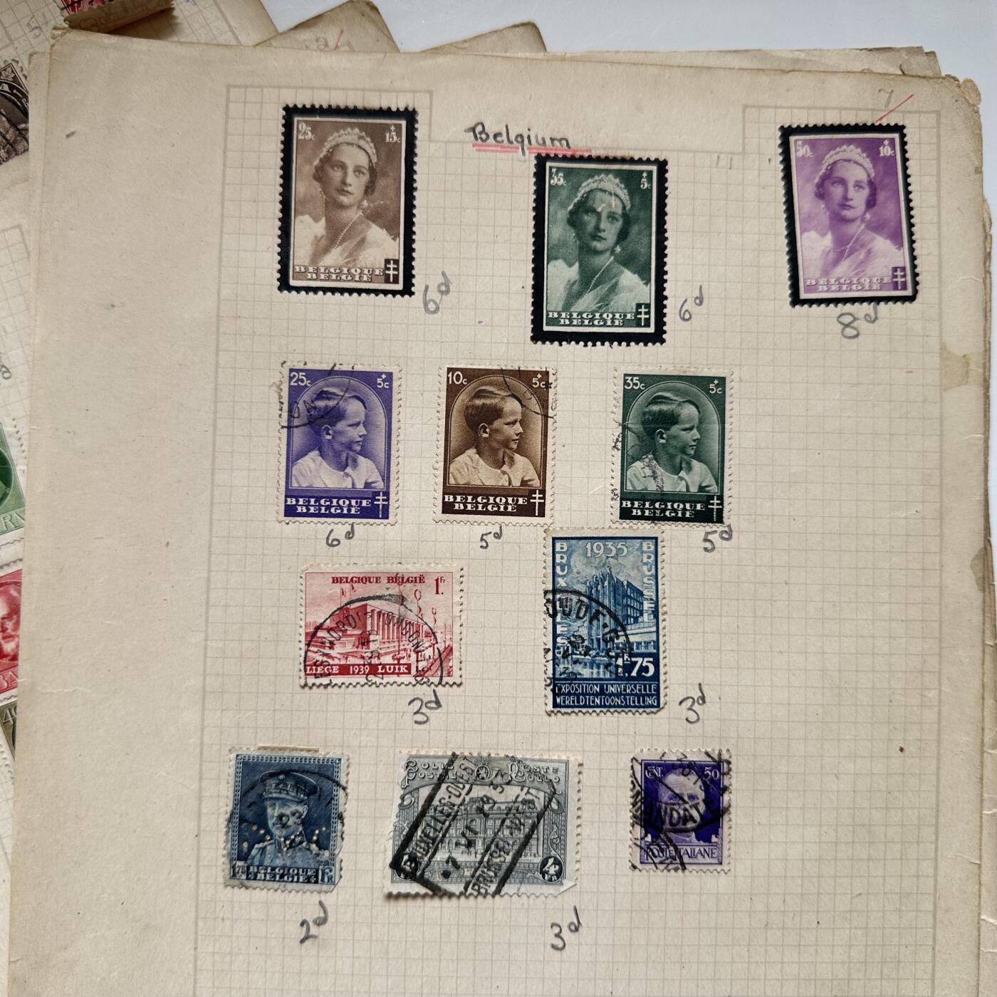 🌹外币初藏🌹🐯2026年第40场   每周二四六晚8️⃣点 世界钱币 世界各国二战前老邮票一组 大约上千张