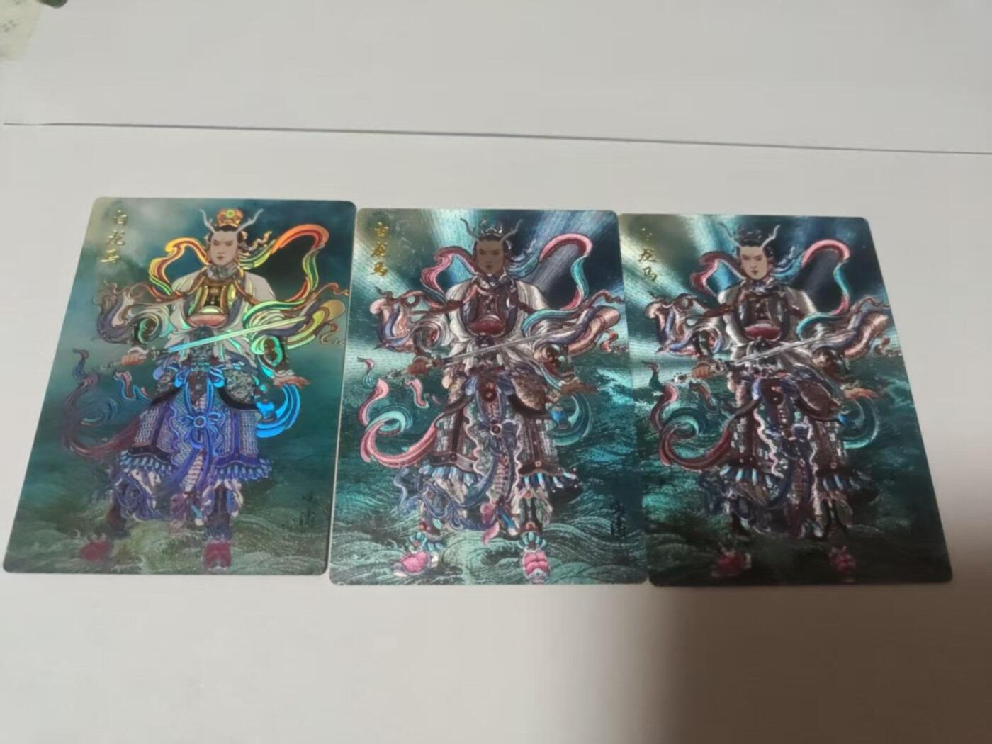 龙虎卡牌-八二场（满200元包邮，无佣金，每周六结拍，欢迎送拍） 彩闪+半粗+全粗  韵卡文化 梦韵西游 冯涛 - 白龙马 三工艺